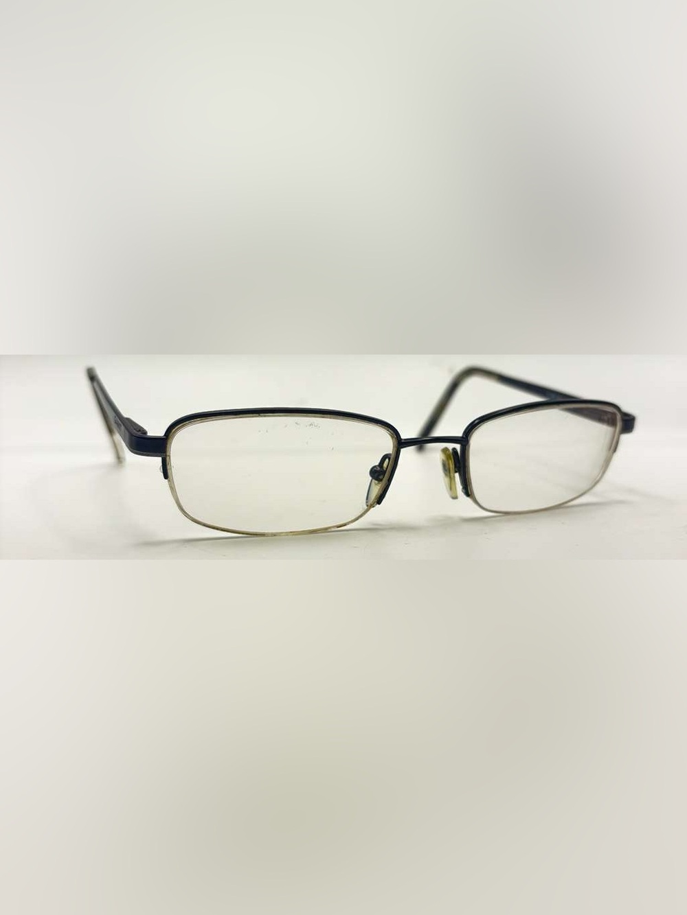 Gant Vine Black Oval Half Rim Metal Sunglasses Frames Only